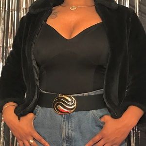 (Sold)GAP faux fur coat